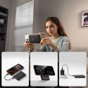 Powerbank 2w1 10000mAh USB-C do iPhona Apple Watch MagSafe 27W z kablem USB-C - czarny