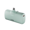 Powerbank EcoPower 5000 mAh 10W z wbudowanym portem USB-C - zielony