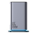Stacja ładująca JR-TCM02 2x USB-A 4x USB-C GaN 65W wtyczka UK - szara