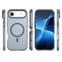 Etui case na iPhone 17 Air Magnetic Abrasive MagSafe - matowe niebieskie