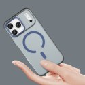 Etui case na iPhone 17 Pro Max Magnetic Abrasive MagSafe - matowe niebieskie
