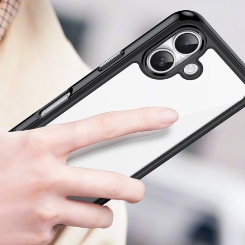 Etui case pokrowiec na iPhone 17 Outer Space - czarne przezroczyste