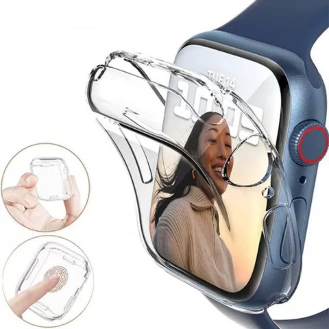 Etui na Apple Watch Series 4/5/6/SE 44 mm Ultra Clear Watch Case - przezroczyste