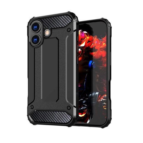 Etui pancerne na iPhone 17 Hybrid Armor - czarne