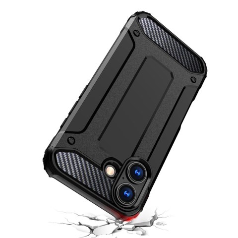 Etui pancerne na iPhone 17 Hybrid Armor - czarne