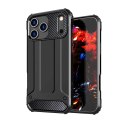Etui pancerne na iPhone 17 Pro Hybrid Armor - czarne