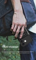 Etui pancerne z podstawką osłoną aparatu na iPhone 17 Hybrid Armor Camshield - czarne