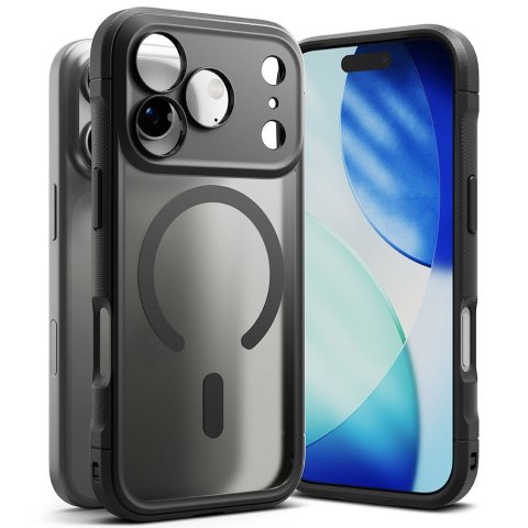 Etui plecki case na iPhone 17 Pro Fusion Bold Magnetic MagSafe - czarny mat