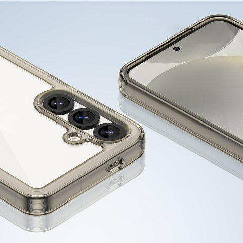 Etui pokrowiec na Samsung Galaxy S25 Edge z elastyczną ramką Outer Space Case - półprzezroczyste