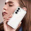 Etui pokrowiec na Samsung Galaxy S25 Edge z elastyczną ramką Outer Space Case - przezroczyste