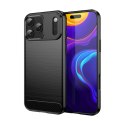 Etui pokrowiec ochronny na iPhone 17 Pro Max Carbon Case - czarne