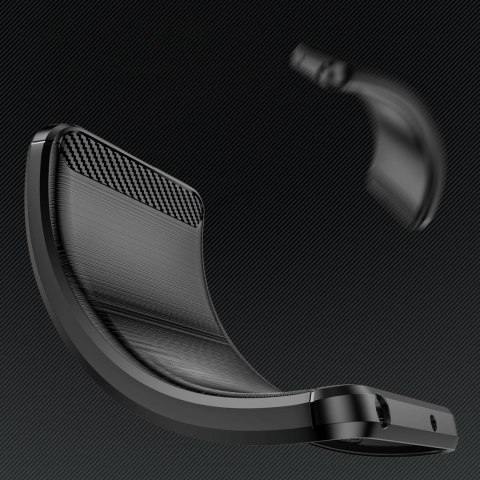 Etui pokrowiec ochronny na iPhone 17 Pro Max Carbon Case - czarne