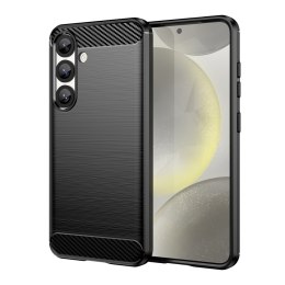 Etui silikonowe na Samsung Galaxy S25 Edge Carbon Case - czarne