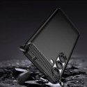 Etui silikonowe na Samsung Galaxy S25 Edge Carbon Case - czarne