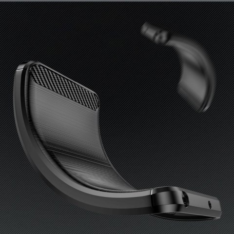 Etui silikonowe na Samsung Galaxy S25 Edge Carbon Case - czarne