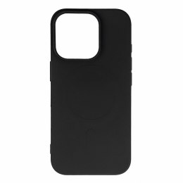 Etui plecki silikonowe na iPhone 17 Pro Max MagSafe Liquid Silicone Case - czarne