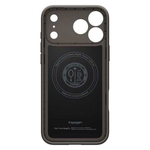 Etui pokrowiec case na iPhone 17 Pro Max MagSafe Thin Fit - szare