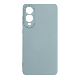 Etui pokrowiec na Samsung Galaxy S25 Edge MagSafe Liquid Silicone Case - jasnoniebieskie