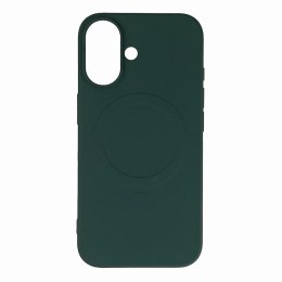 Etui pokrowiec na Samsung Galaxy S25 Edge MagSafe Liquid Silicone Case - zielone