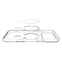 Etui pokrowiec na iPhone 17 Pro MagSafe Liquid Crystal - przezroczysto-białe