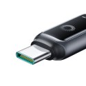 Kabel przewód w oplocie USB-C - iPhone Lightning 30W 1.2m - czarny