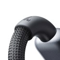 Kabel przewód w oplocie USB-C - iPhone Lightning 30W 1.2m - czarny