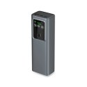 Powerbank z wyświetlaczem 20000mAh PD 100W LCD - szary