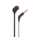 Słuchawki przewodowe douszne z pilotem JBL Tune 110 mini jack 3.5mm - czarne