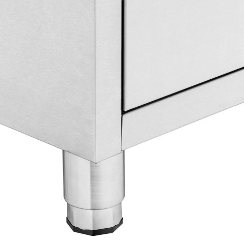 Szafka gastronomiczna na ciasto do pizzy stalowa 7 szuflad 50 x 70 cm