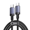 Kabel przewód USB-C PD 240W 1m - czarny