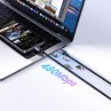 Kabel przewód USB-C PD 240W 1m - czarny