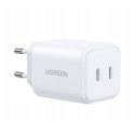 Ładowarka sieciowa USB-C GaN 45W - biała
