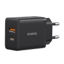 Ładowarka sieciowa USB-C USB-A Cube Pro 30W - czarna