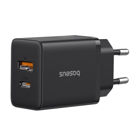 Ładowarka sieciowa USB-C USB-A Cube Pro 30W - czarna