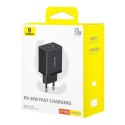 Ładowarka sieciowa USB-C USB-A Cube Pro 30W - czarna