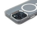 Etui brokatowe plecki na Samsung Galaxy A26 5G Glitter Case MagSafe - białe