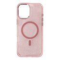 Etui brokatowe plecki na Samsung Galaxy A26 5G Glitter Case MagSafe - różowe