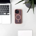 Etui brokatowe plecki na Samsung Galaxy A26 5G Glitter Case MagSafe - różowe