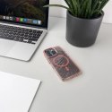 Etui brokatowe plecki na Samsung Galaxy A26 5G Glitter Case MagSafe - różowe