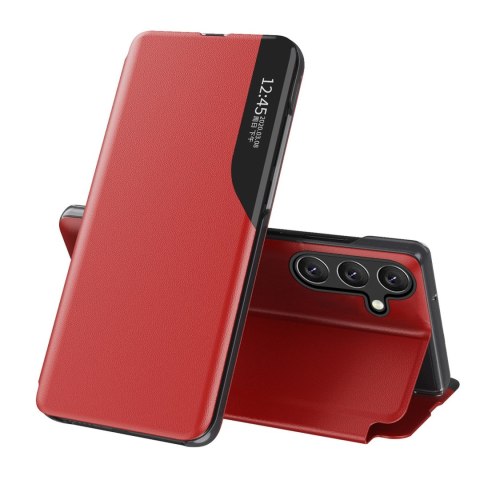 Etui futerał z klapką podstawką na Samsung Galaxy A26 Eco Leather View Case - czerwone
