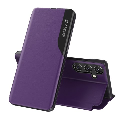 Etui futerał z klapką podstawką na Samsung Galaxy A26 Eco Leather View Case - fioletowe