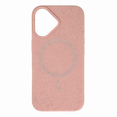 Etui pokrowiec na iPhone 16 Plus Multiple Color Wheat Bran Case MagSafe - różowe