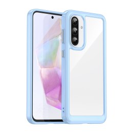 Etui pokrowiec z elastyczną ramką do Samsung Galaxy A56 Outer Space Case - niebieskie