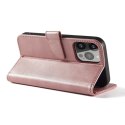 Etui pokrowiec z klapką do Samsung Galaxy S25 Magnet Case - różowe