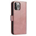 Etui pokrowiec z klapką do Samsung Galaxy S25 Magnet Case - różowe