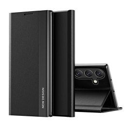 Etui pokrowiec z klapką podstawką na Samsung Galaxy A56 Sleep Case Pro - czarne