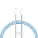 Kabel przewód USB-C - iPhone Lightning Dynamic Series 20W 1m - niebieski