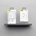 Ładowarka sieciowa USB-A USB-C z kablem USB-C PD QC 35W - biała
