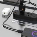 Ładowarka sieciowa USB-A USB-C z kablem USB-C PD QC 35W - czarna