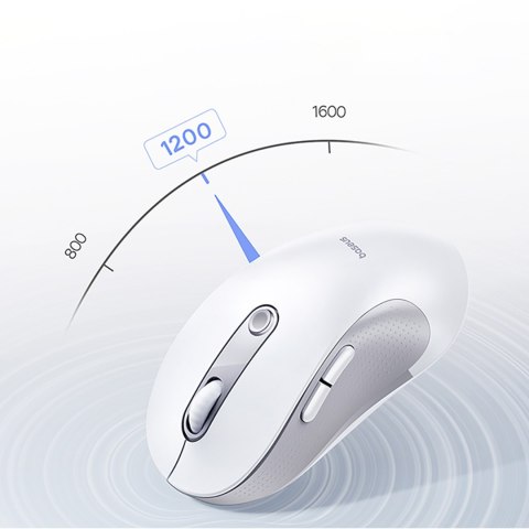 Mysz bezprzewodowa ergonomiczna Bluetooth F02 - biała
